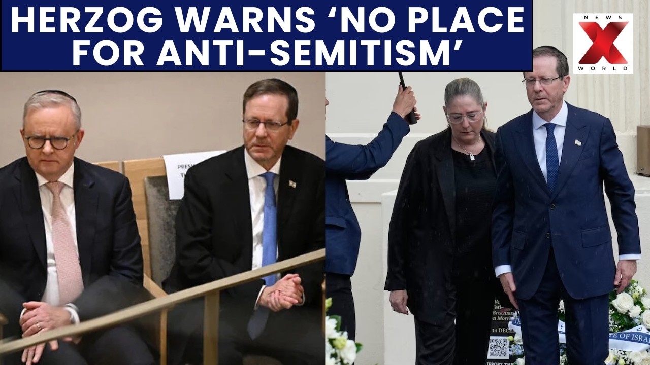 Herzog Tells Albanese Anti-Semitism Has No Place in Australia at Bondi Memorial | NewsX World