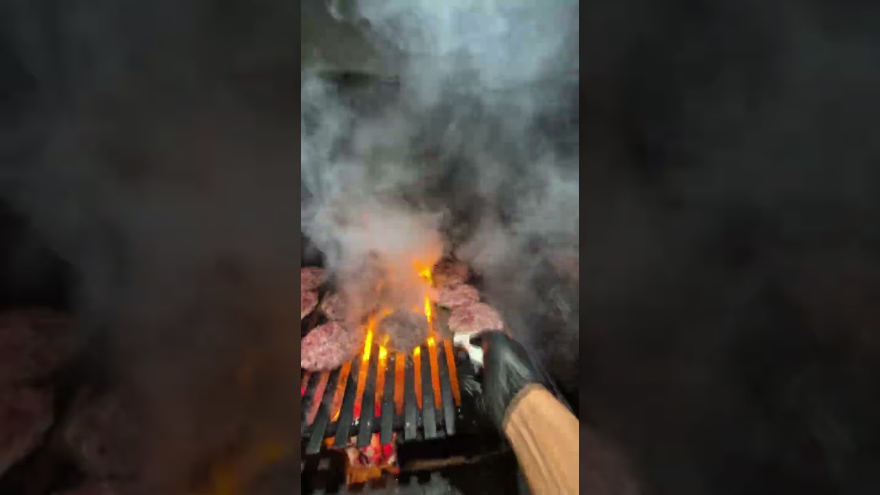 🔥 Hambúrguer na brasa do jeito certo