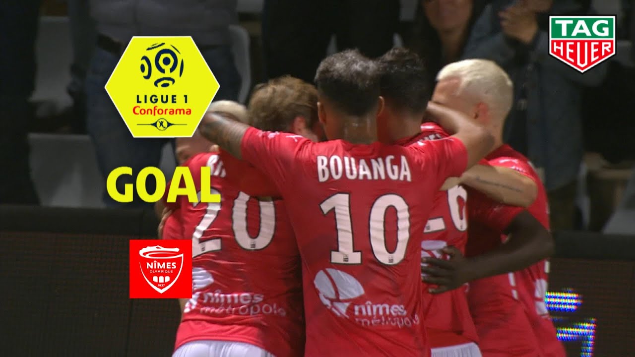 Goal Antonin BOBICHON (45' +3) / Nîmes Olympique - Olympique Lyonnais (2-3) (NIMES-OL) / 2018-19