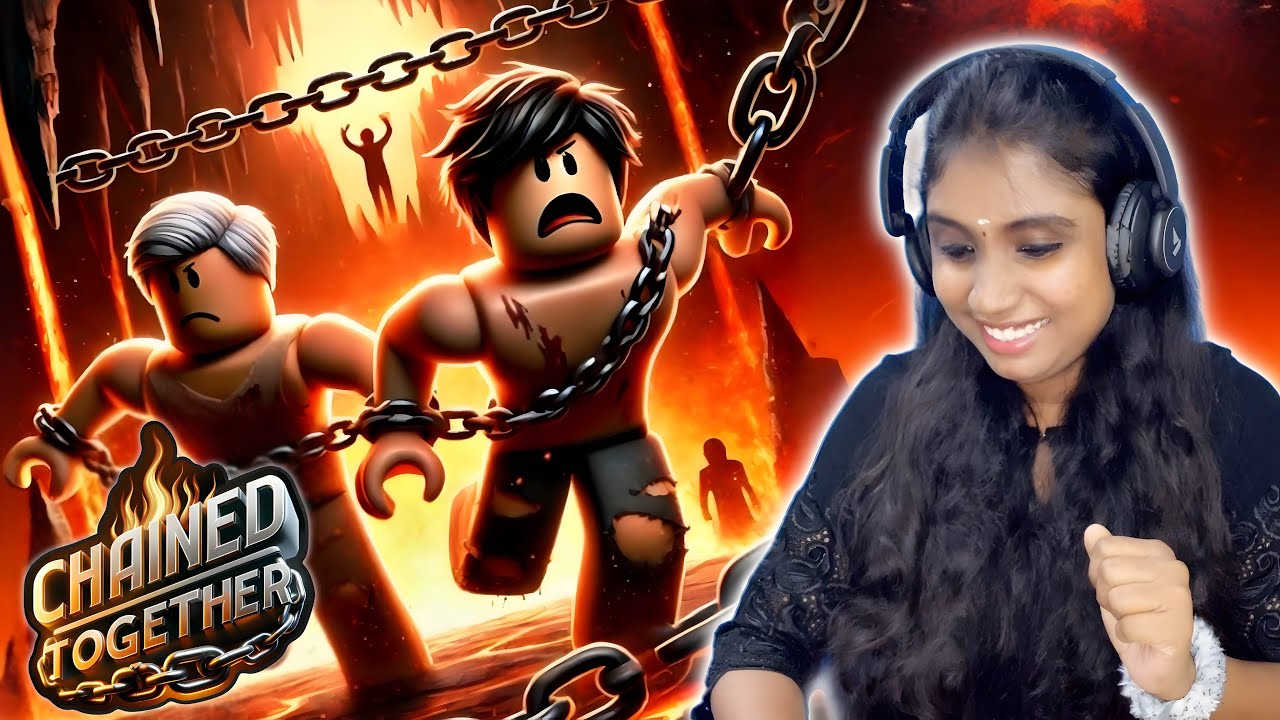 CHAINED TOGETHER in ROBLOX - Trying to escape from world biggest volcano 🌋 | Jeni Gaming 2.0