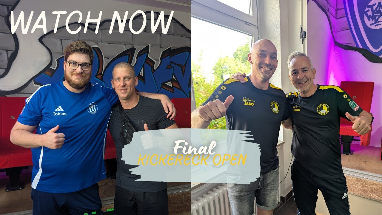 Final: Eerens / Sting vs Roodhorst / van de Kerkhof - Kickereck Open 30.08.2025 | Tablesoccer.TV