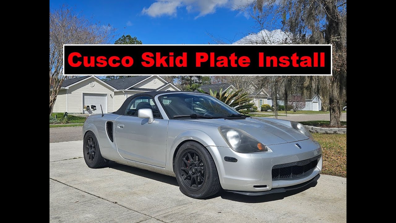 2002 MR2 Cusco Breast Plate Install #mr2spyder #mr2 #cusco #toyota