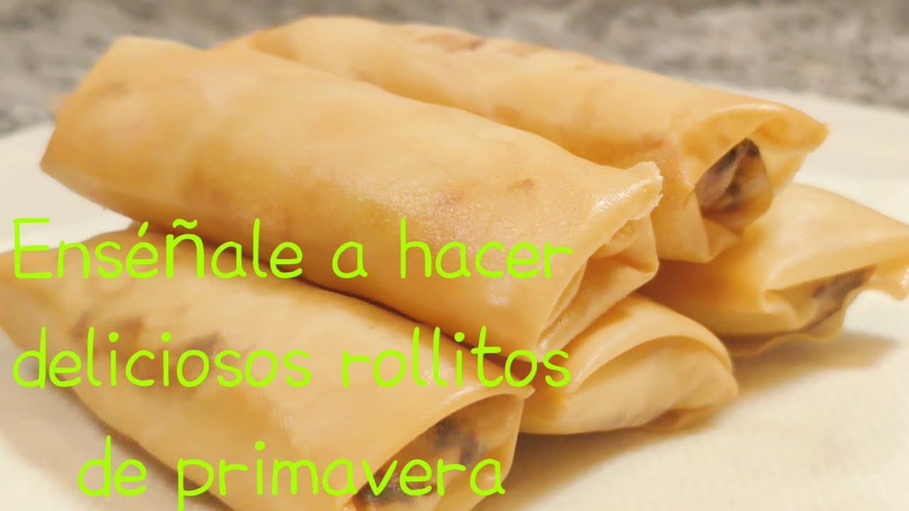 Rollitos de primavera .