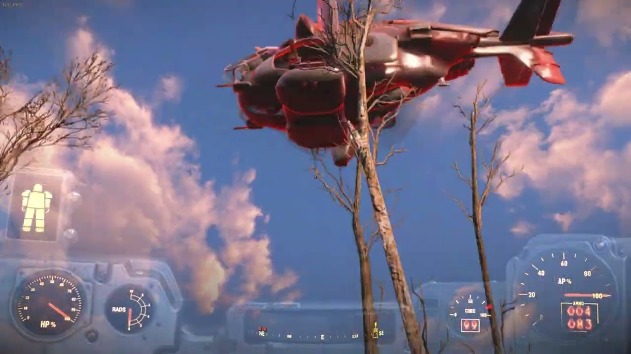 Fallout 4 Personal Vertibird mod 4K