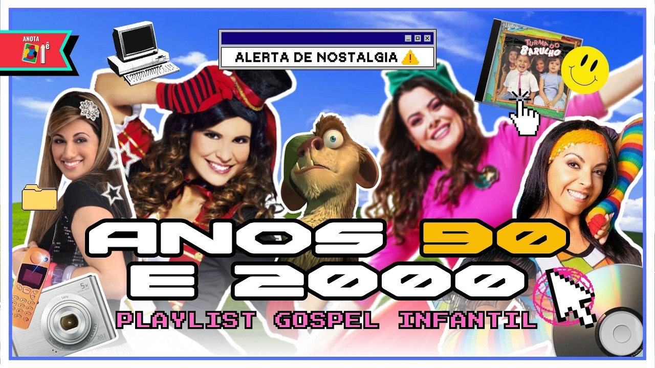 GOSPEL INFANTIL RAIZ 🥹🔥 | Anos 90 e 2000 que marcaram gerações