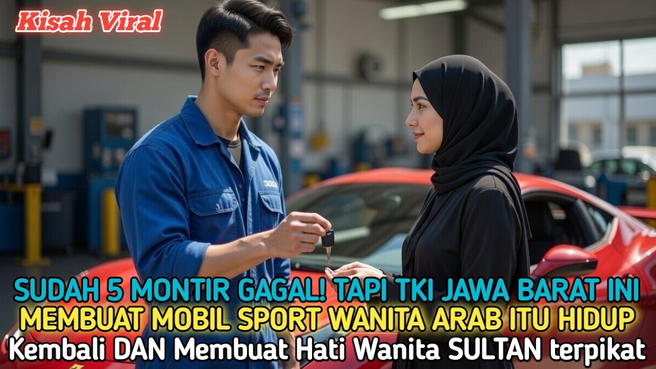 Sudah 5 montir gagal! tapi TKI ini membuat mobil Sport JANDA ARAB Itu Hidup Kembali & Memikat Hatiny