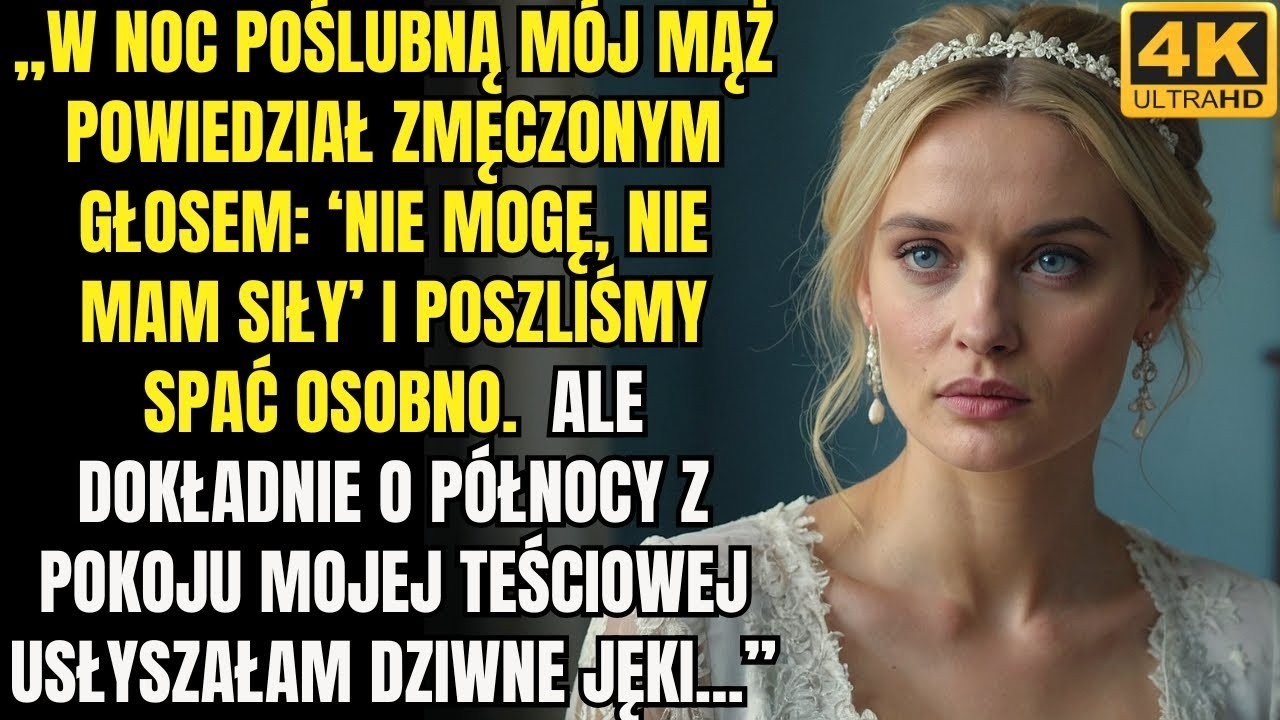 „W noc poślubną mój mąż powiedział  nie mogę, nie mam siły  Położyliśmy się osobno  Ale w nocy