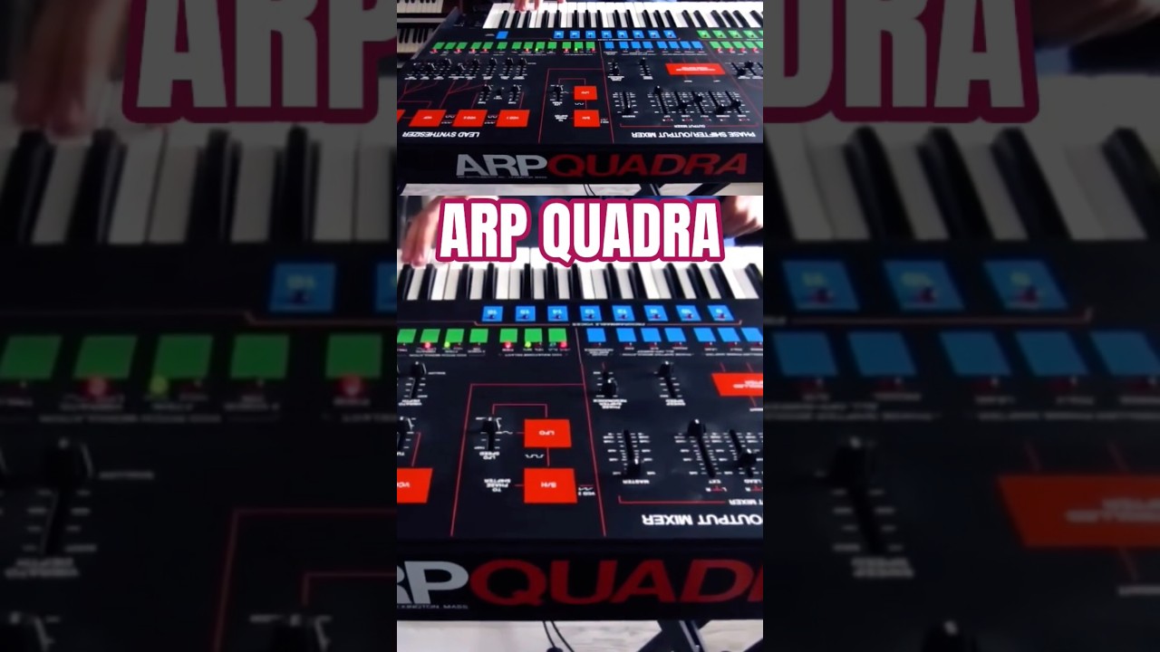 ARP QUADRA ✨ #synthesizer #synth #electronicmusic #music #arpsynth #synthdemo #synths #analogsynth