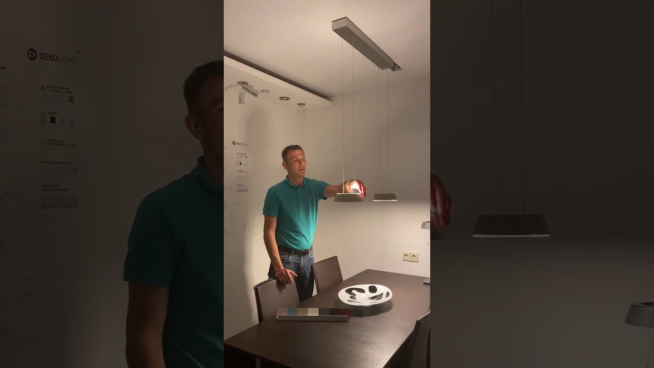 Oligo Glance Pendelleuchte mit unsichtbarer Höhenverstellung