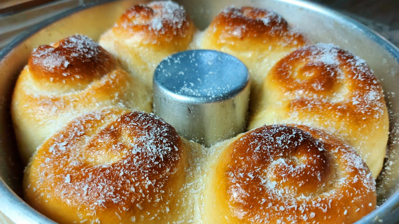 SEM SOVAR SÓ 3 INGREDIENTES ❤O  PÃO DOCE  MAIS FÁCIL DO MUNDO