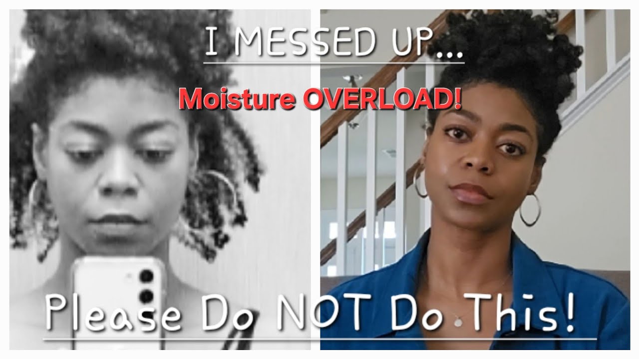 I Accidentally Gave My Hair Moisture OVERLOAD! - Pics & Update - 4C Natural Hair/ Type 4 Hair