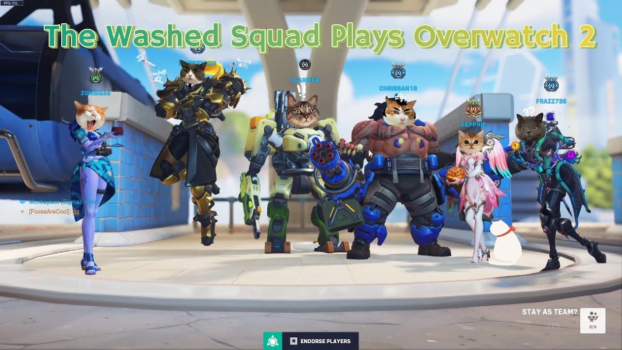The Washed Squad Plays Overwatch 2/ Insane Widowmaker Snipes!!!!!!