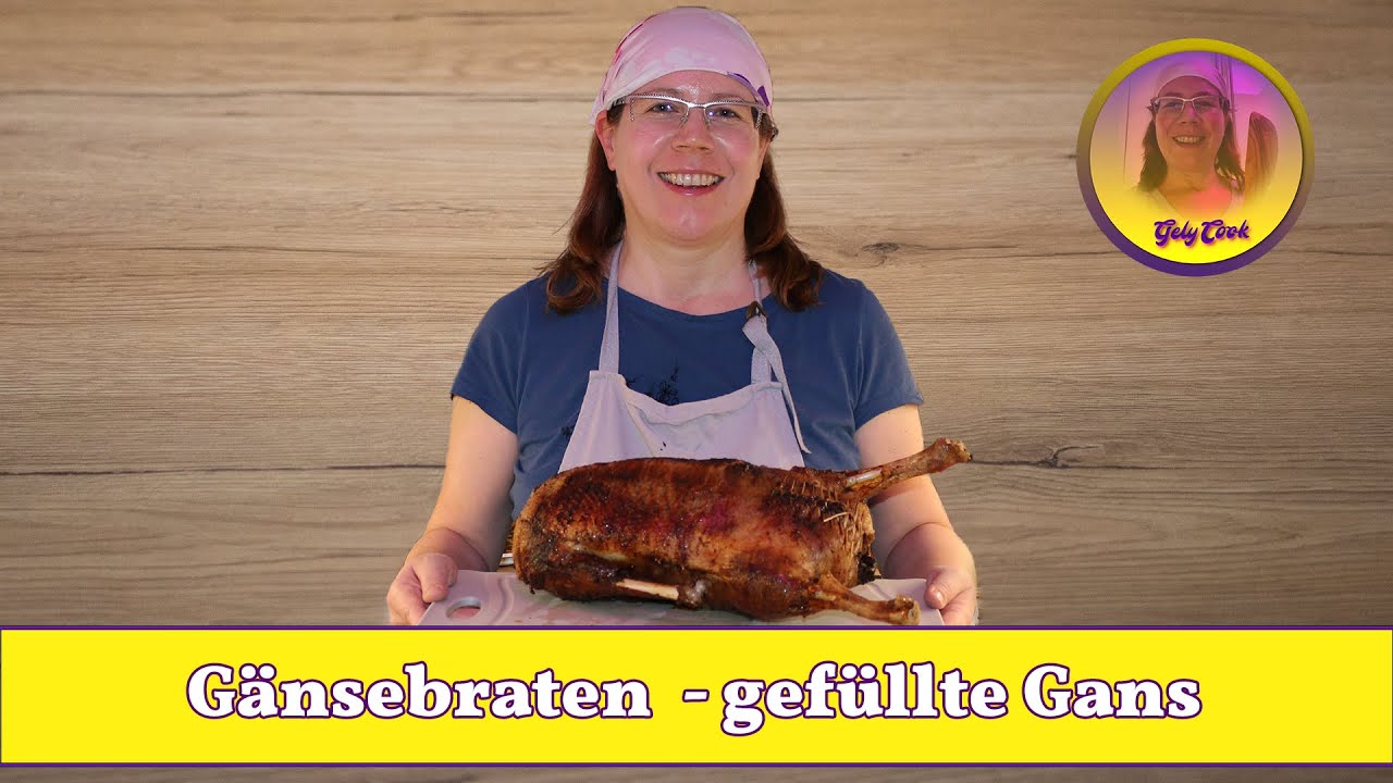 Gänsebraten  - gefüllte Gans