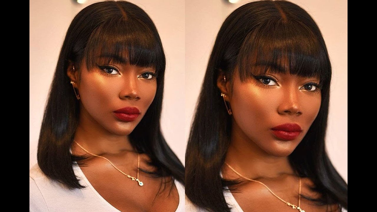 Easy Classic Look Straight Bob Wig With Bang Ft Celie Hair Shared By Shantania Beckford