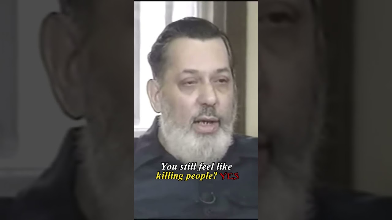 The most honest serial killer interview😳 #scary #truecrime #shorts #serialkiller