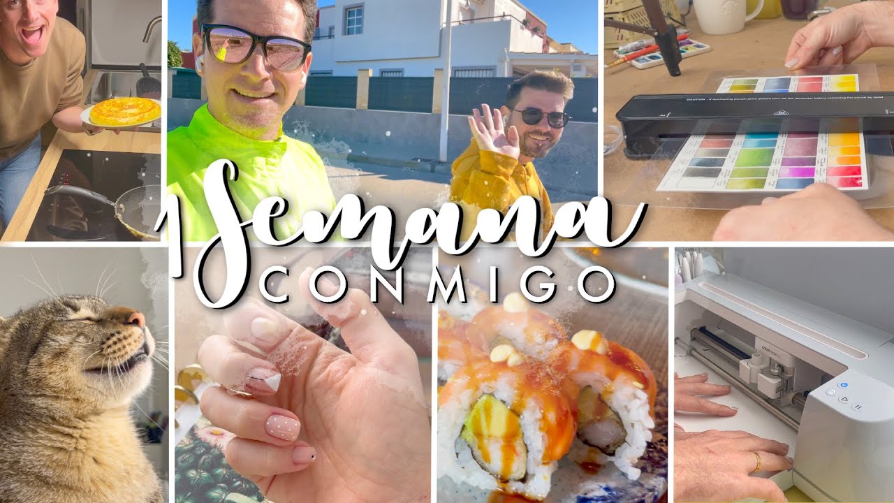 VLOG: Cricut, deporte, de fiesta, barbacoa y de todo un poco | 1 SEMANA CONMIGO