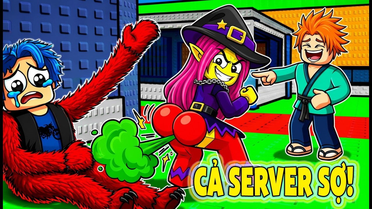 Tôi Biến Thành Huggy Wuggy Trong Steal a Brainrot… Cả Server Bỏ Chạy!