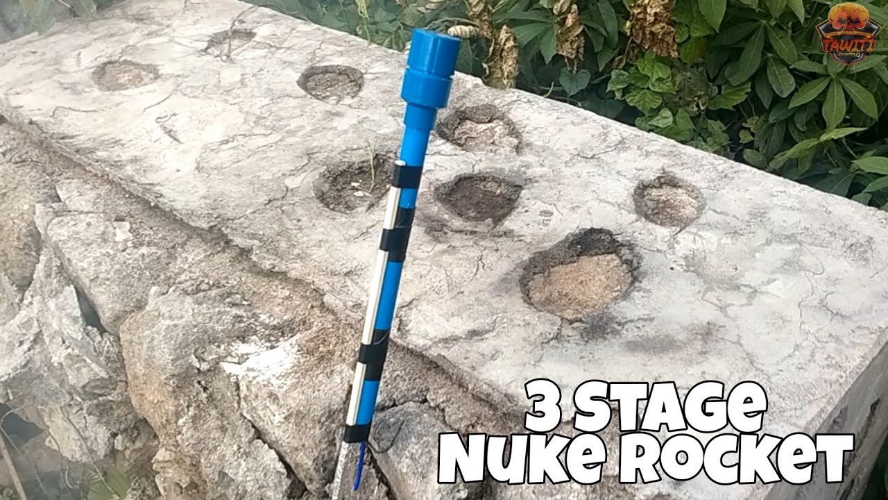 3 Stage Nuclear Rocket | Whistle Sky Rocket