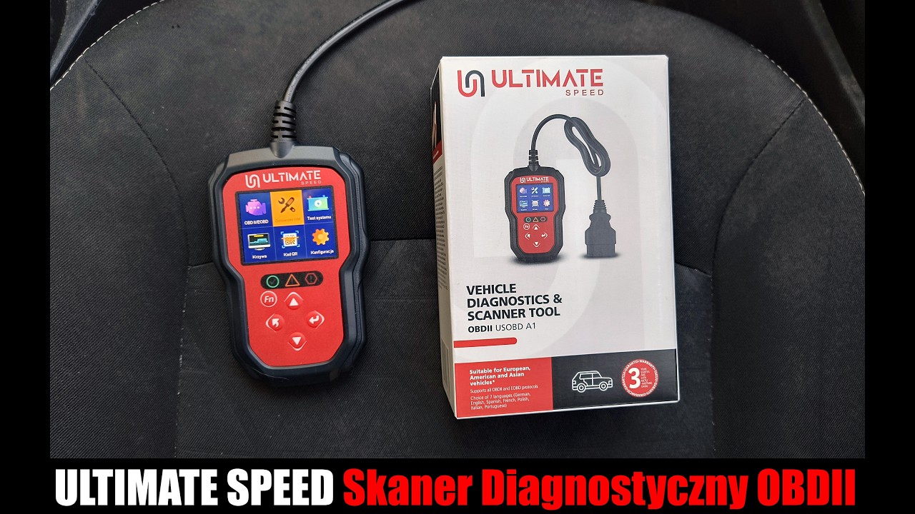 Samochodowy Skaner Diagnostyczny z LIdla ULTIMATE SPEED OBDII  USOBD za 119zł