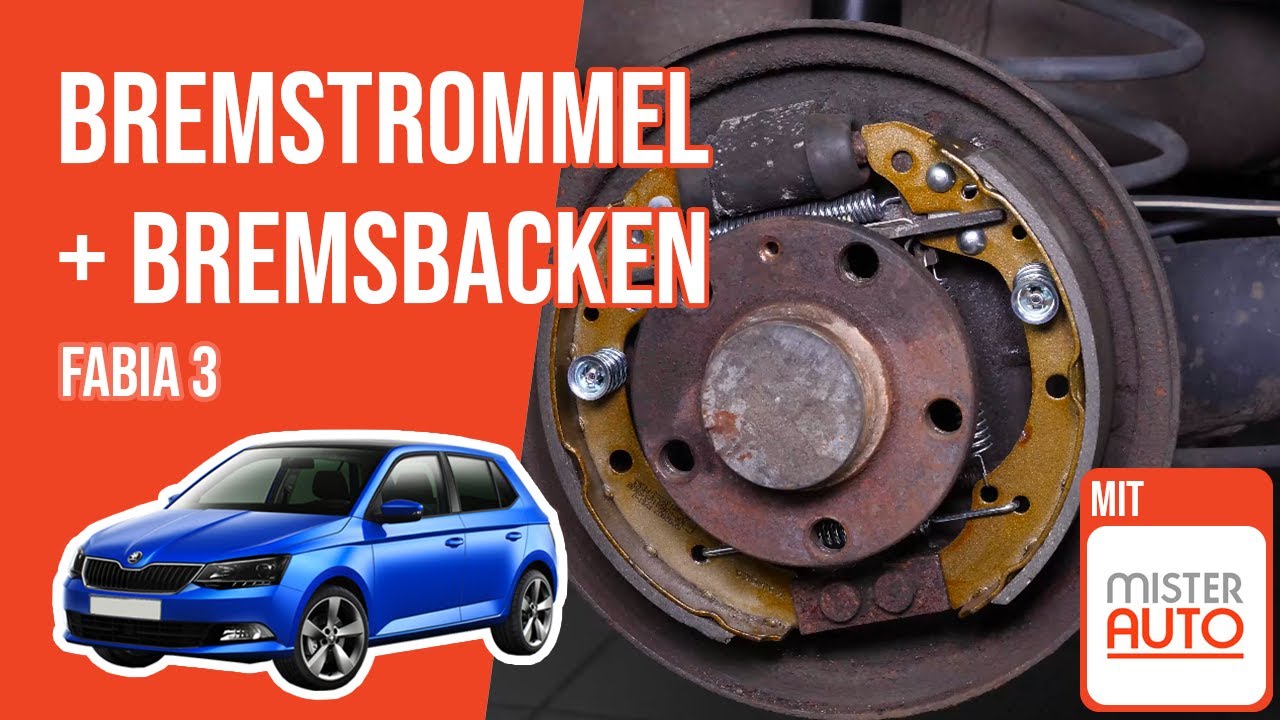 Wie Fabia 3 hintere Trommelbremse wechseln 🚗