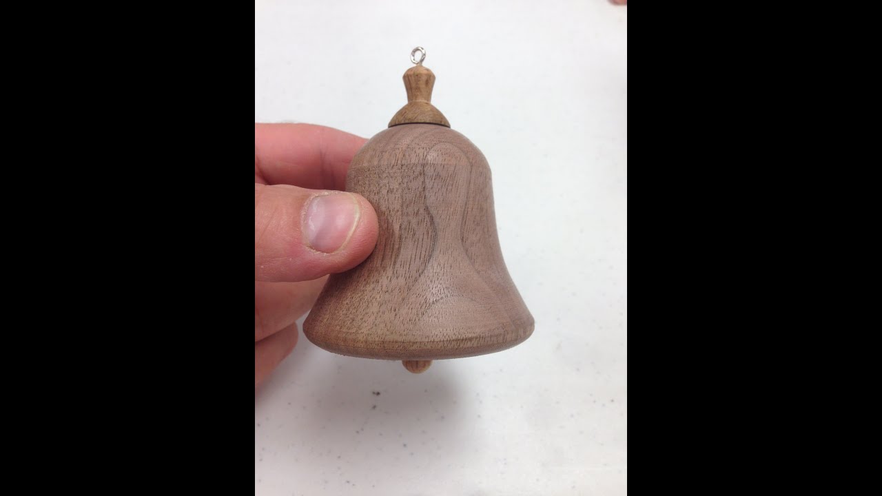 Turning a Bell Shaped Christmas Ornament