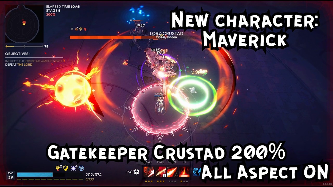 Gatekeeper Crustad Maverick POV 200% all aspect gameplay