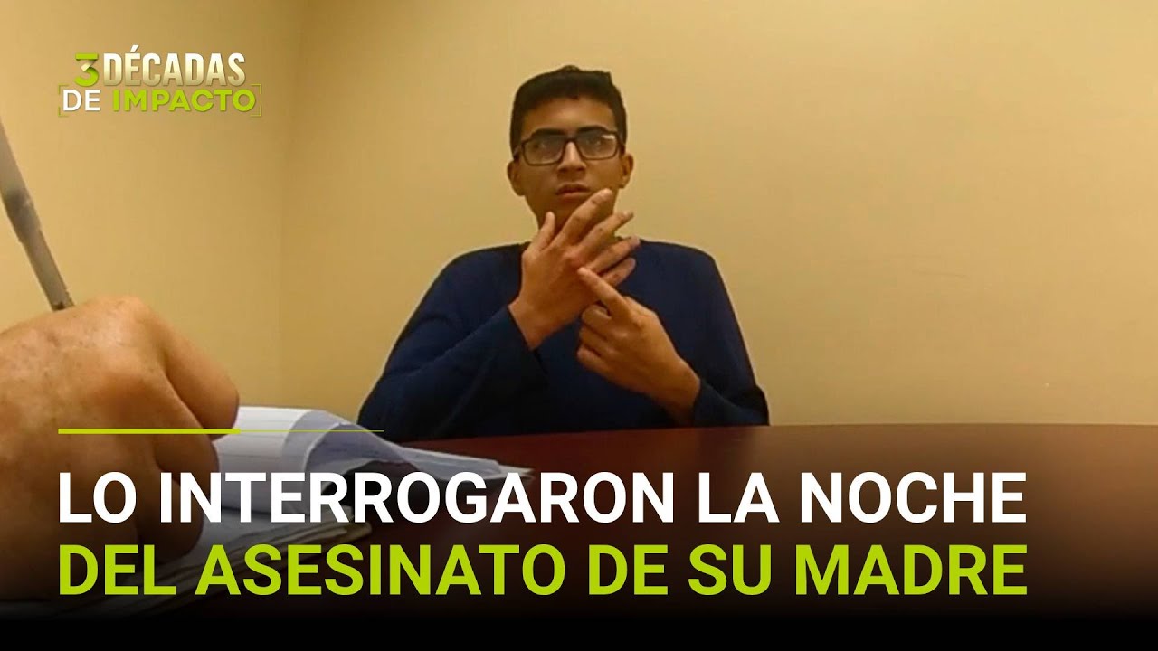 Derek Rosa: su interrogatorio completo la noche del asesinato de su madre