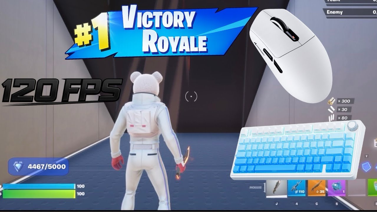 Fortnite 1v1 Piece Control SteelSeries Apex Pro TKL ASMR 