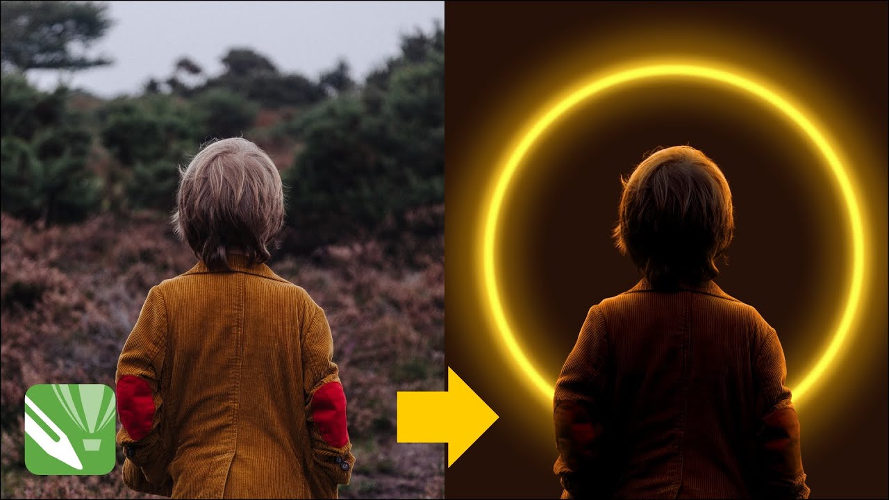 CorelDRAW Photo Manipulation - Creating a beautiful Glowing Circle