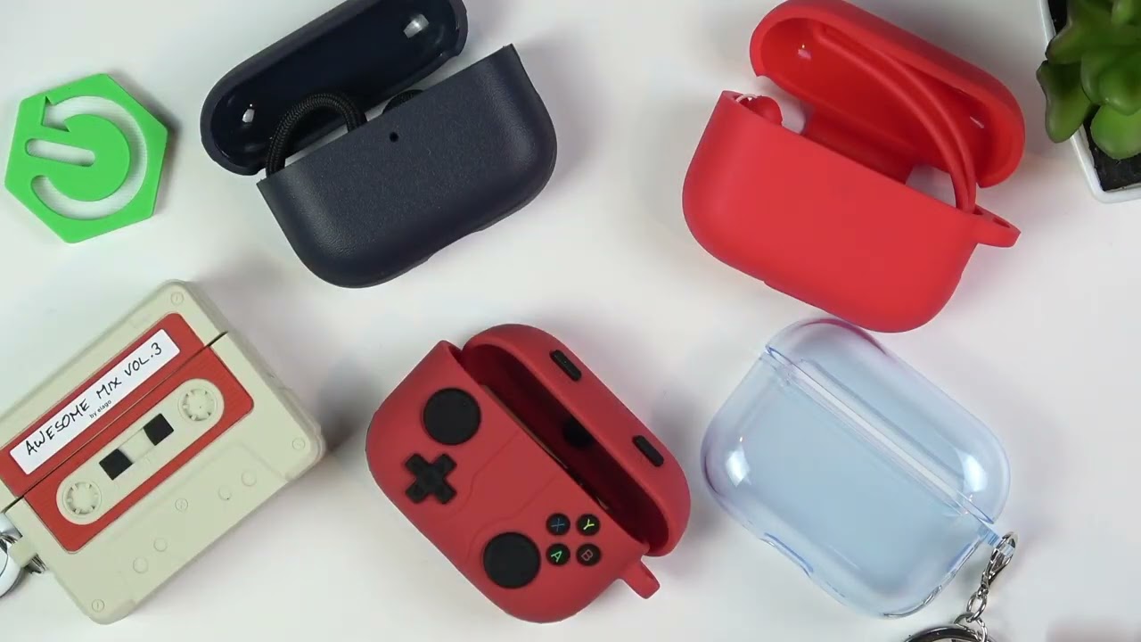 Top 5 coques colorées pour AirPods Pro 3 | Mousqueton, sangle et TPU