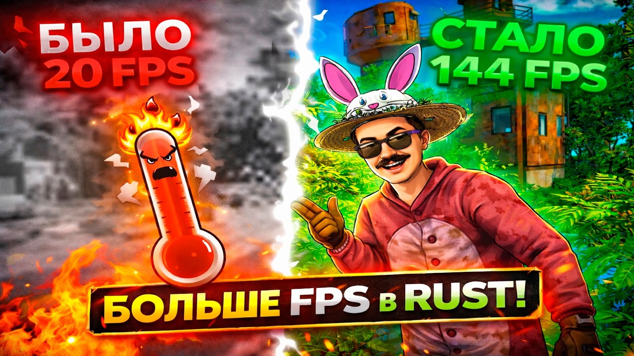 УДВОИЛ FPS В RUST ⚙️ ЛУЧШИЕ НАСТРОЙКИ 2026 ДЛЯ PVP + ОПТИМИЗАЦИЯ