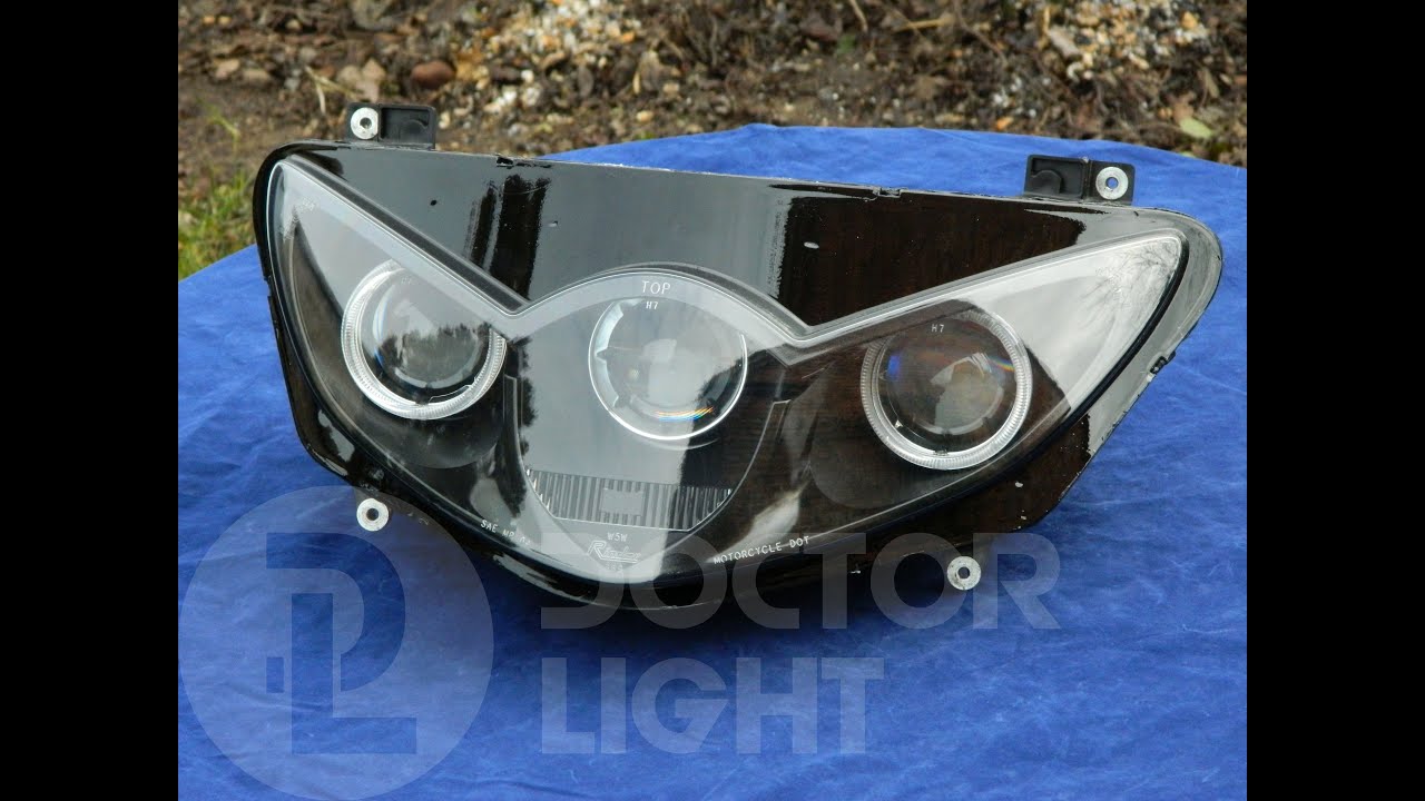 Triumph Sprint ST Reflektor FULL LED 3 soczewki i ringi (DOCTOR LIGHT)