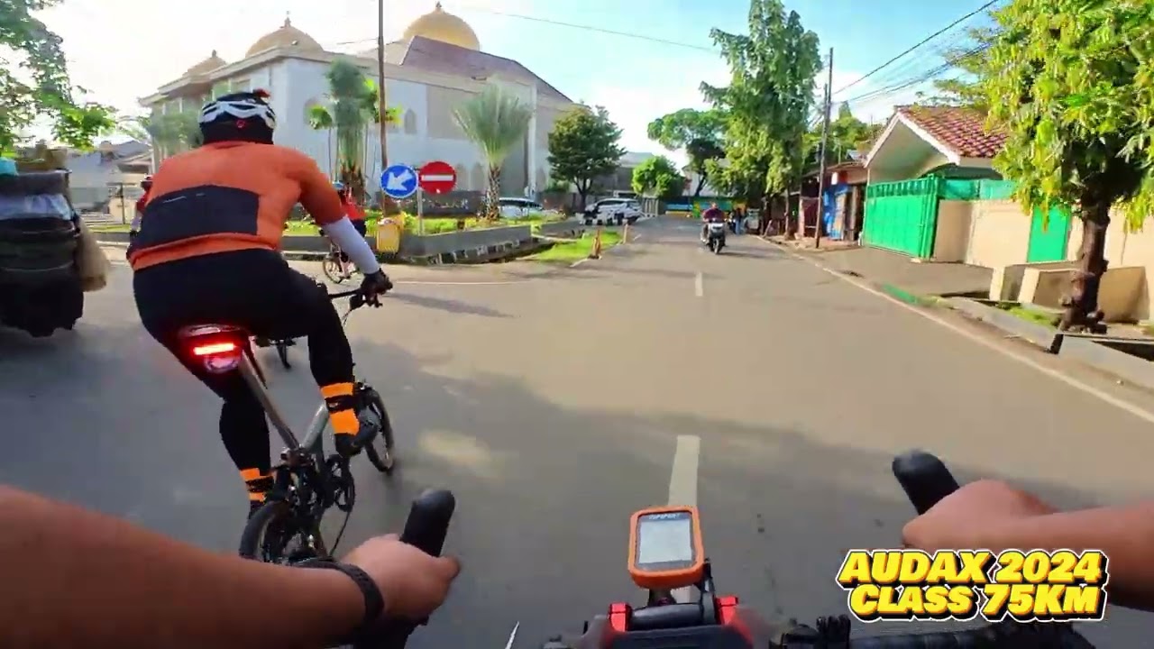 AUDAX 2024 - 75KM #audaxindonesia #foldingbike #biketoworkindonesia
