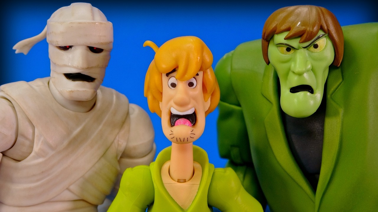 Scooby-Doo Wave 1! Shaggy Rogers Creeper Mummy of Ankha Jada Toys Action Figure Review!