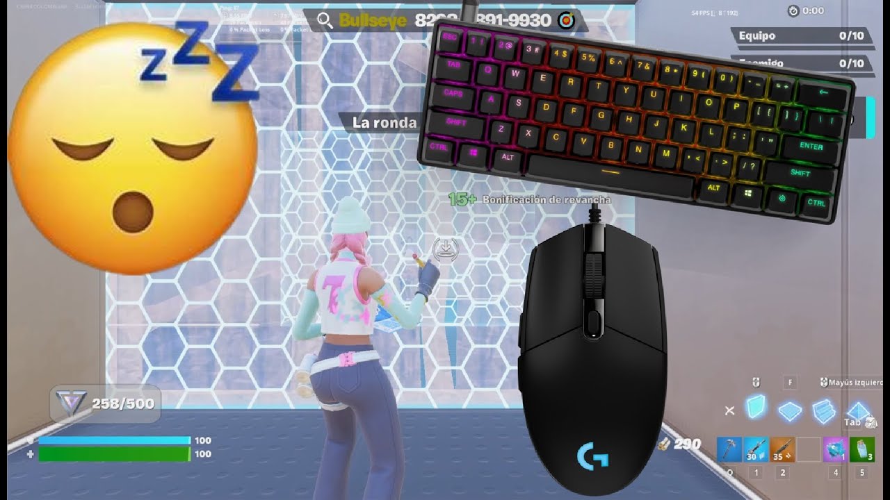 Apex Pro Mini ASMR Chill🤩 Piece Control 1v1🏆Satisfying Keyboard Fortnite 180FPS (4K)