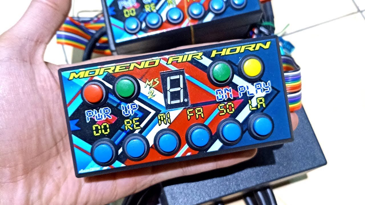 Modul Telolet 6 Corong Moreno Air Horn MS 2 || Basuri Musical Horn