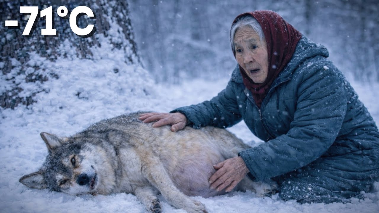 At −71°C in Siberia, an 82-Year-Old Woman Risked Her Life to Save a Pregnant Wolf