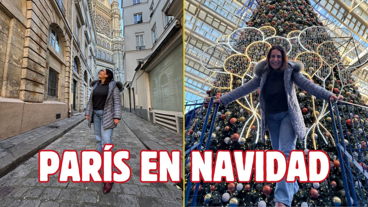 1 día en PARÍS 🎄 - Navidad, Luces y Magia