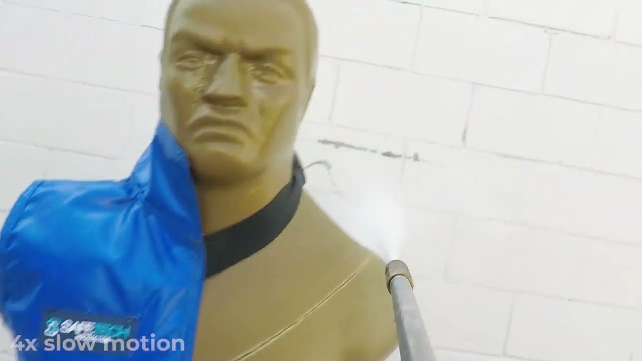 UHP Accident simulation with and without protection