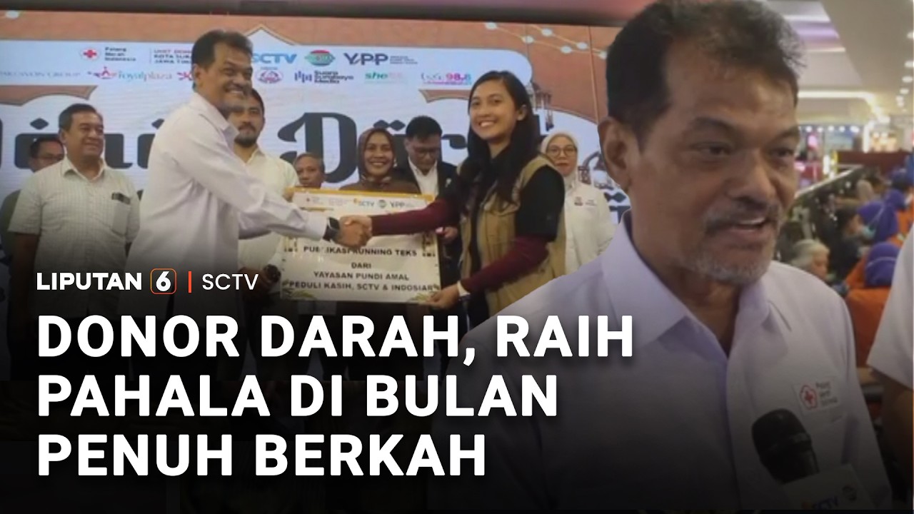 YPP dan PMI Gelar Donor Darah Ramadan di Surabaya dan Yogyakarta | Liputan 6