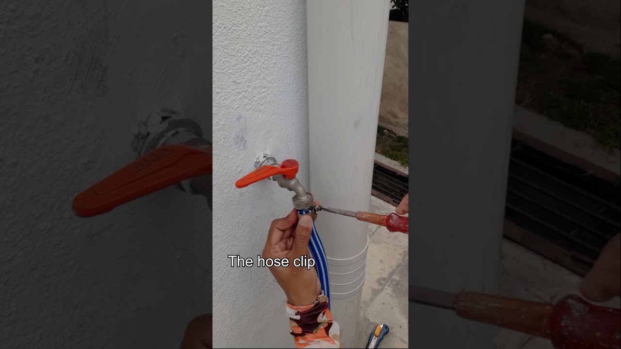 Project: Replacing the hose hanger and hose (backyard)