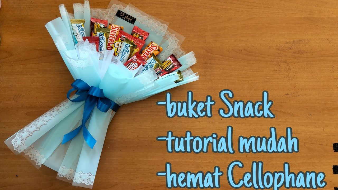 Cara Membuat Buket Snack Untuk Pemula Simpel Dan Gembul | DIY Buket Untuk Pemula 