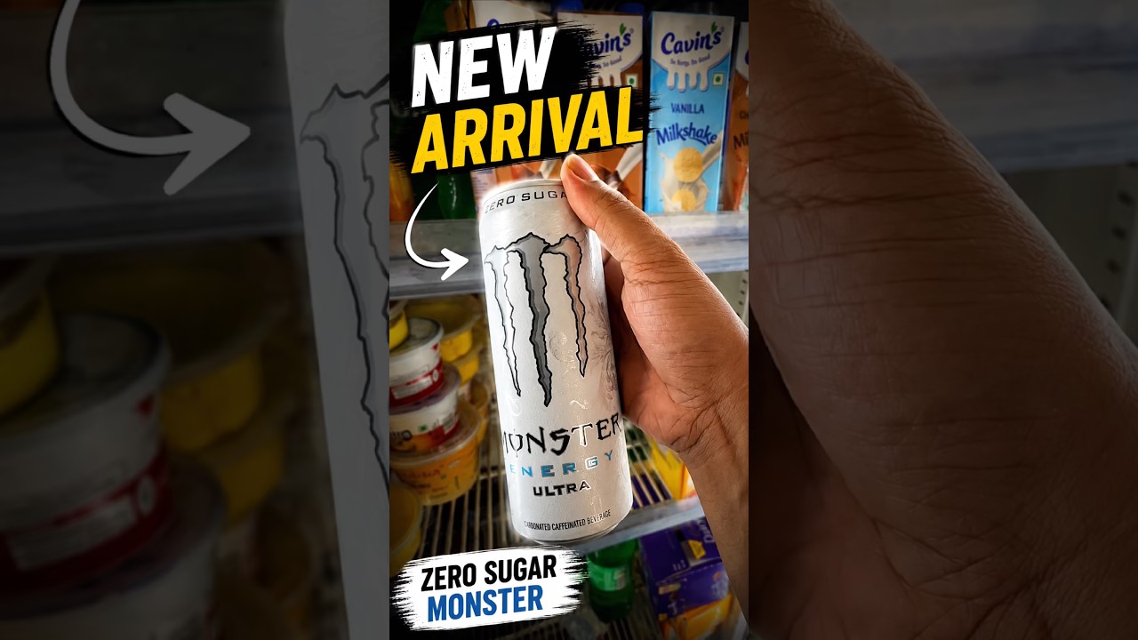 Pehli Baar Zero Sugar Monster Stock Kiya! ⚡#shorts #viral #trending #business #minivlog #monster