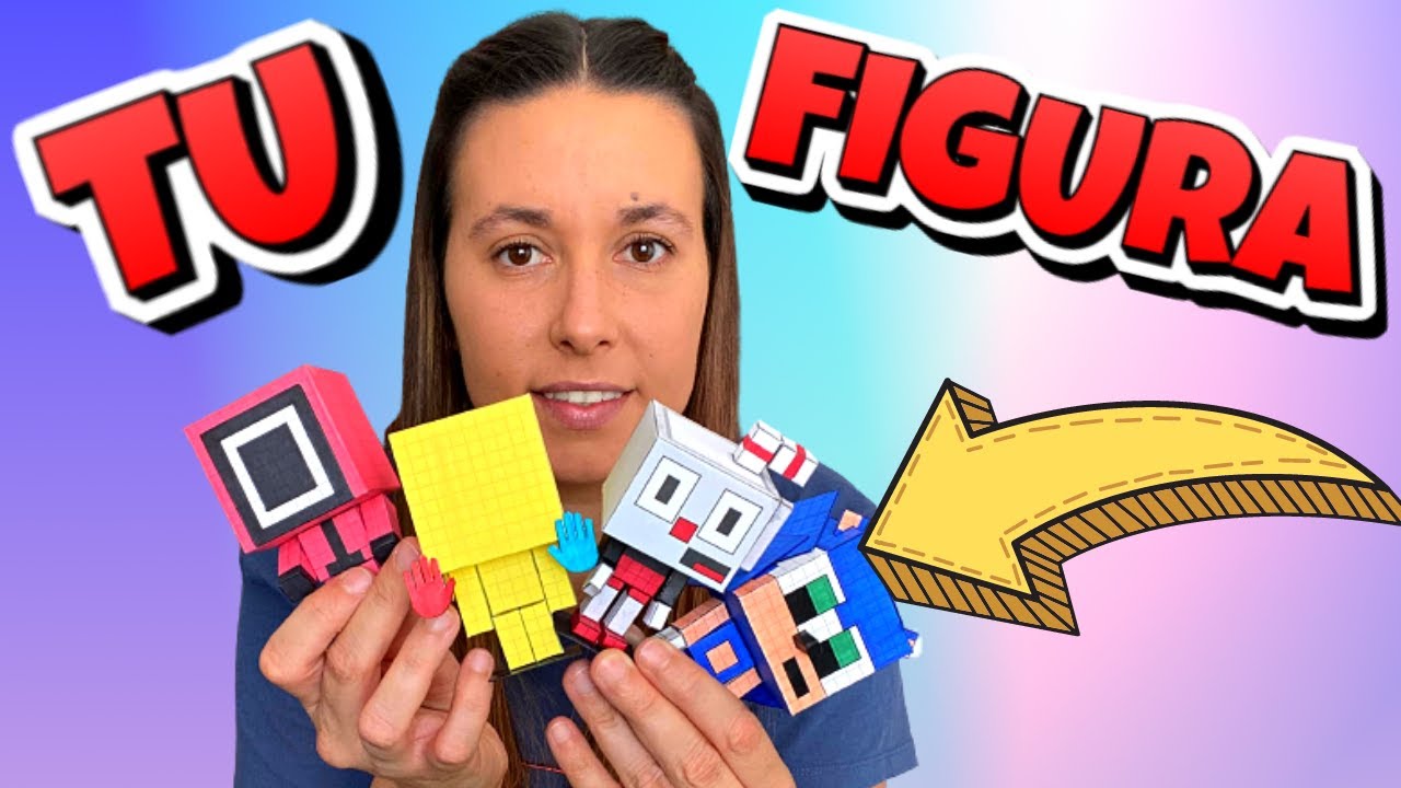 Como hacer tu propia figura (skin) de Minecraft de papel - Manualidades con Papel - Papercraft