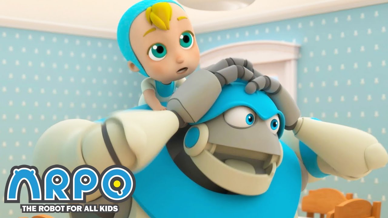 Arpo the Robot | DISHWASHING ROBOT | Funny Cartoons for Kids | Arpo and Daniel