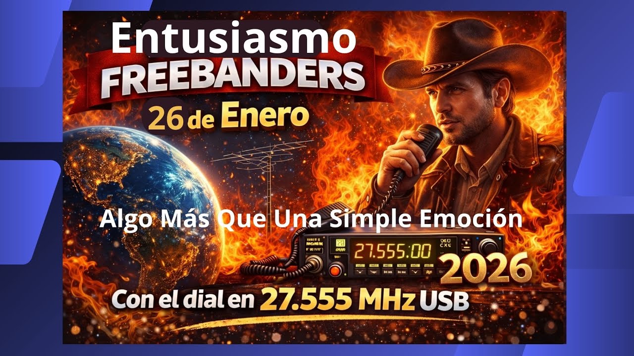 #-45- El Entusiasmo Freebander en CB 27Mhz y a La Escucha Cada Día desde Las 8:00h
