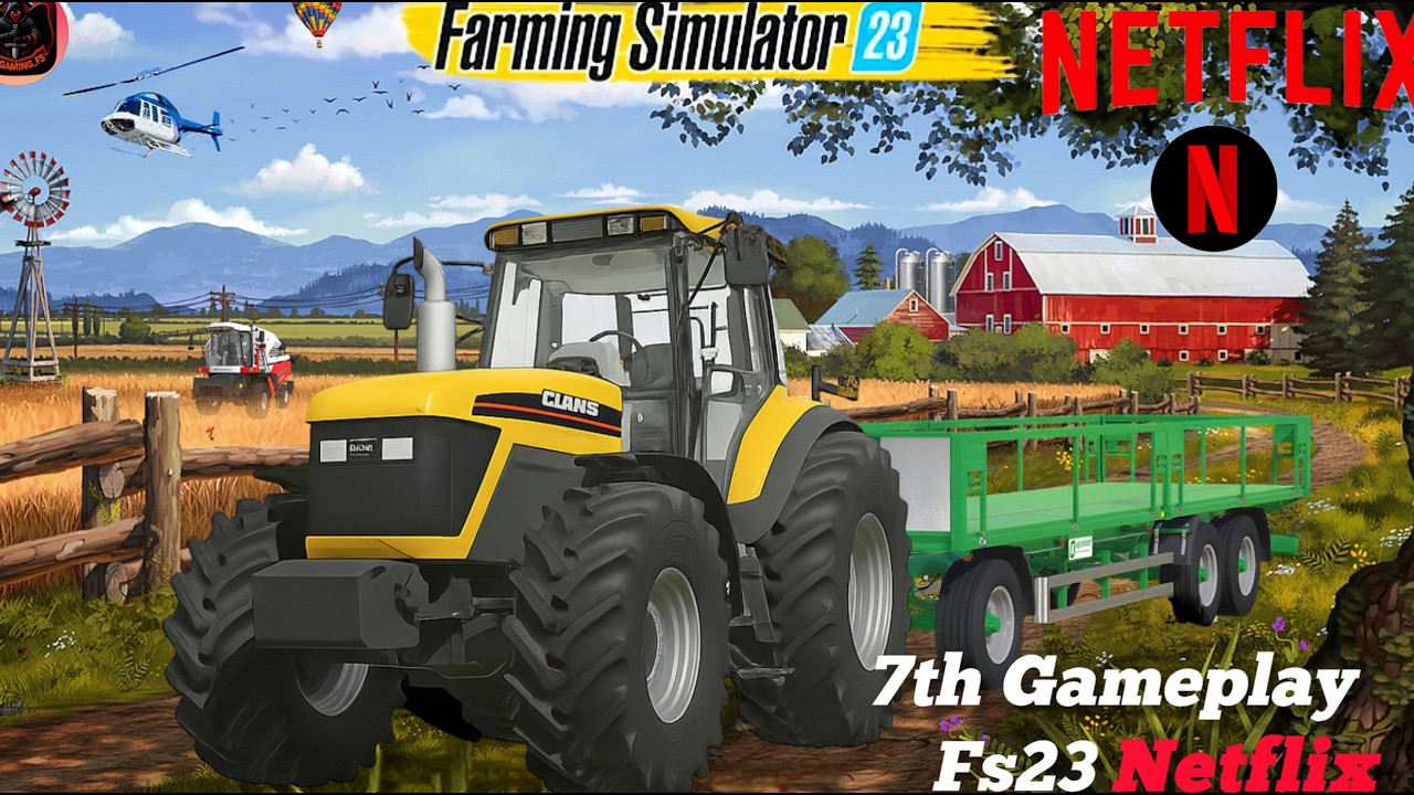 Farming Simulator 23 Netflix- SUNFLOWER OIL 🛢 SELLING MAKE 55000$ IN ONE DAY EARNING|#7|