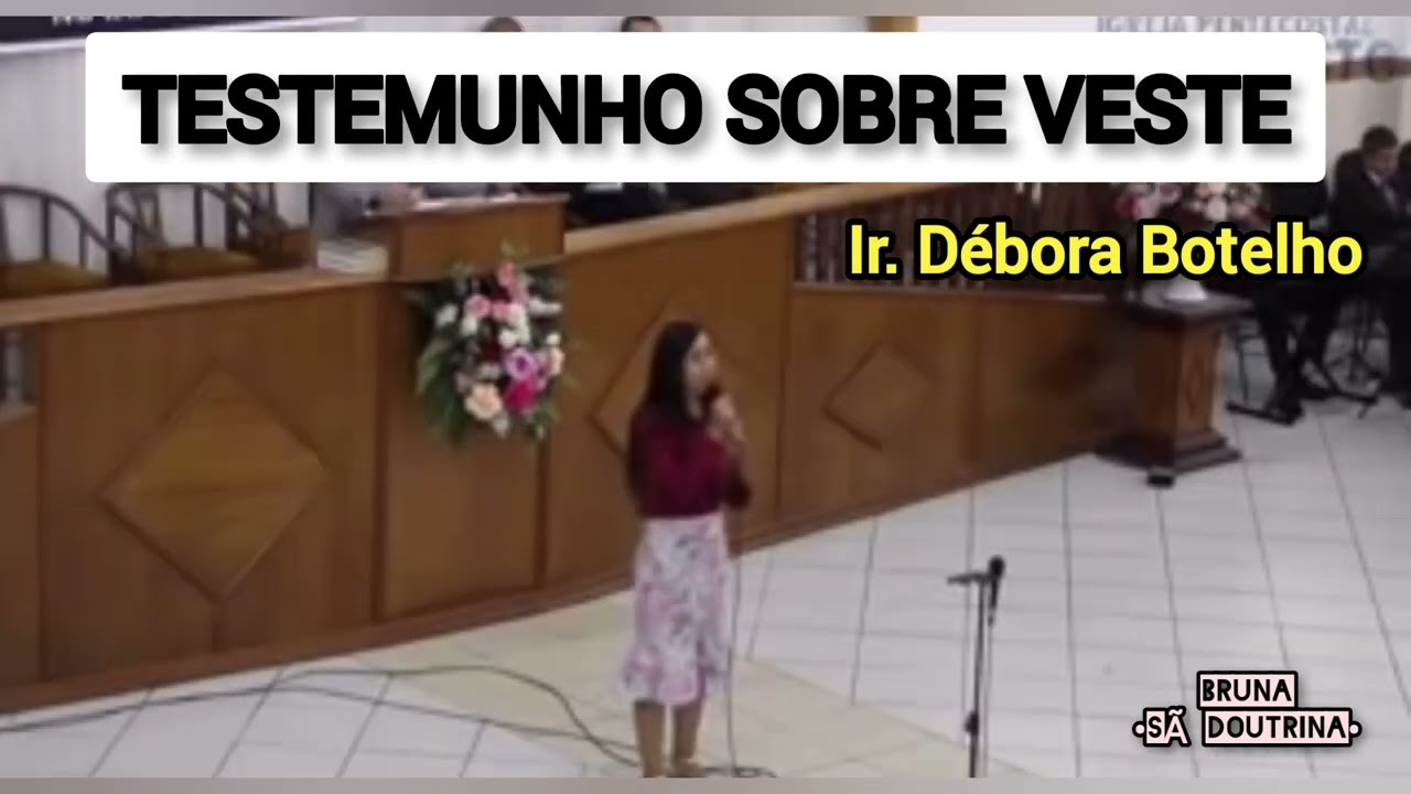 Testemunho sob Veste (saia e a calça comprida) - Ir. Débora Botelho