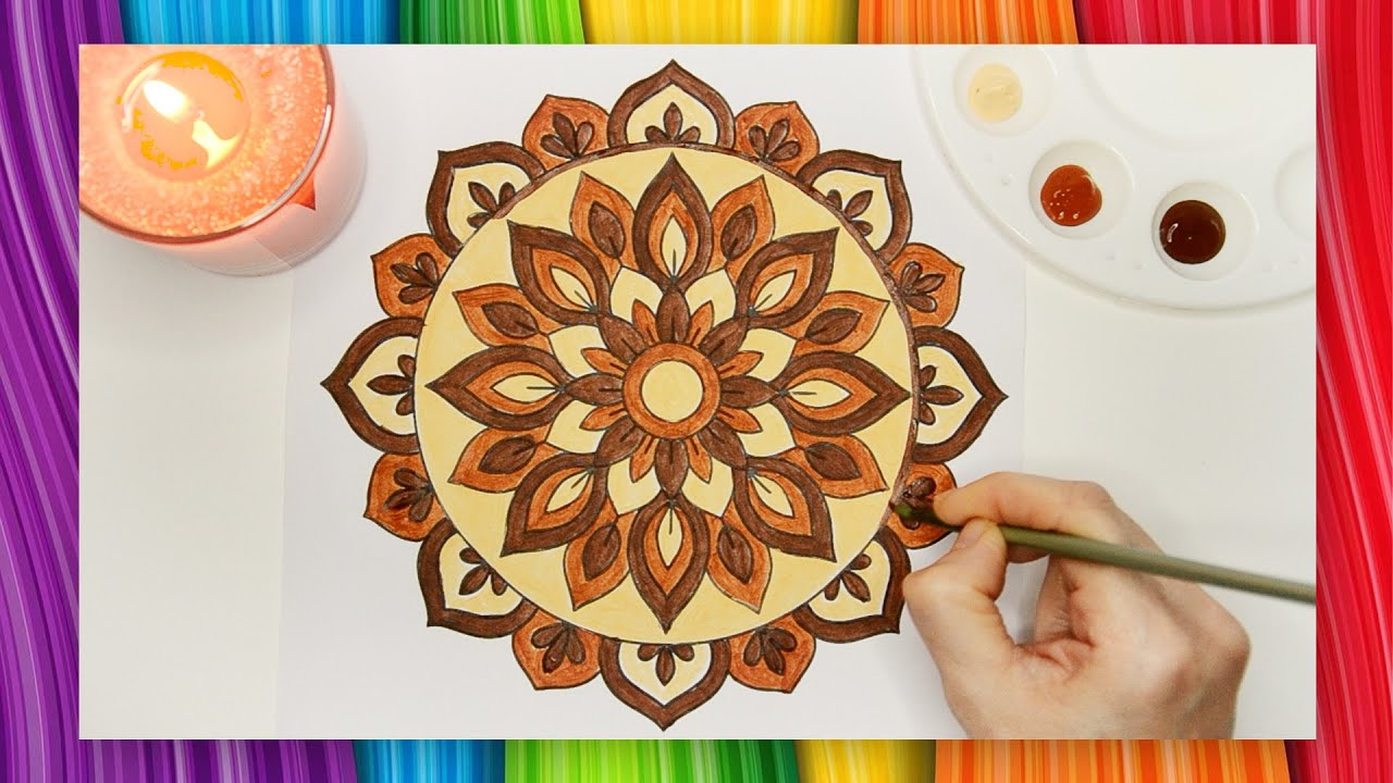 Coloro un Mandala, Meditazione e Calma | Coloring a Mandala for Meditation & Relax
