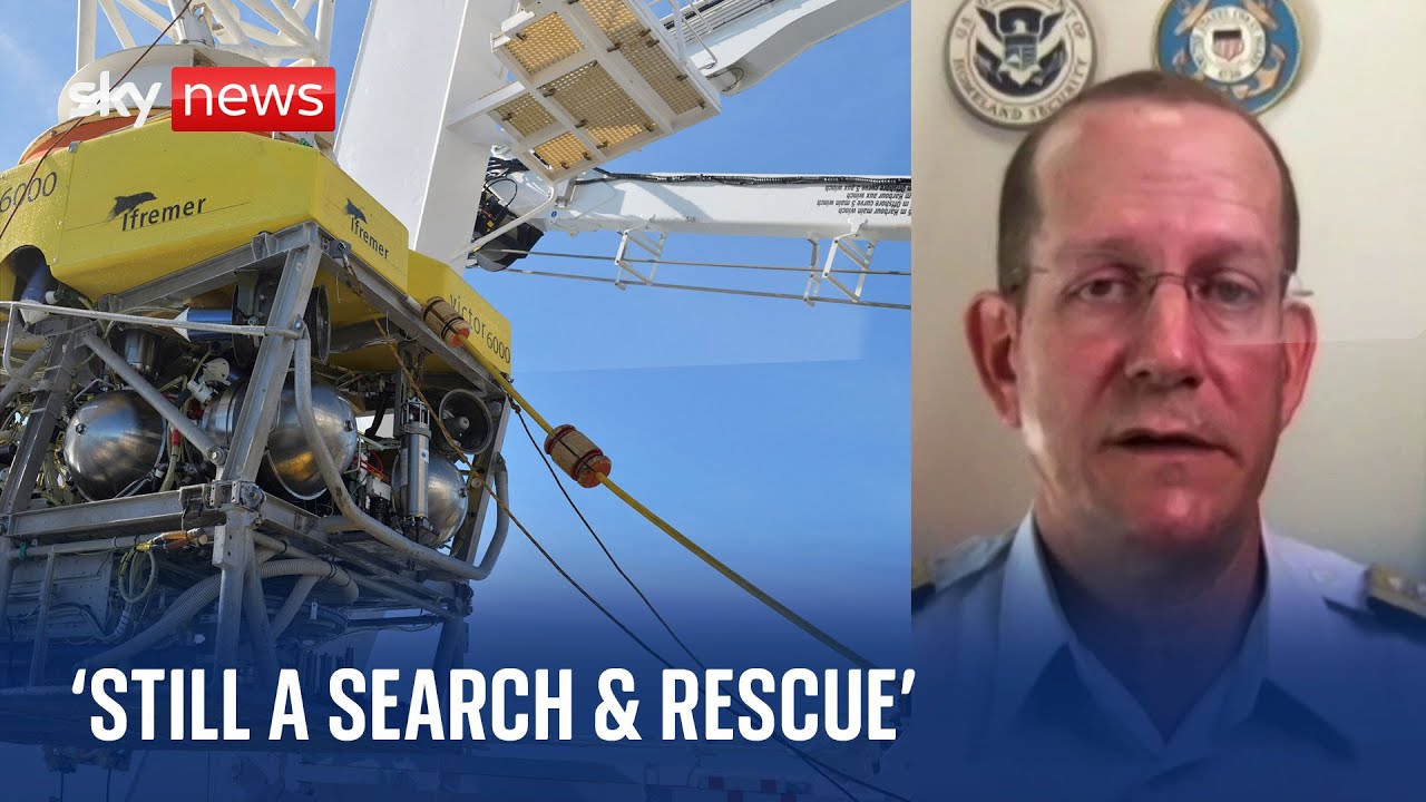 Missing Sub: 'Search and rescue operation continues' - Rear Admiral leading the search